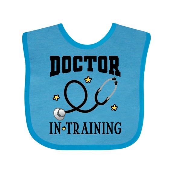 Inktastic Future Doctor in Training Boys or Girls Baby Bib