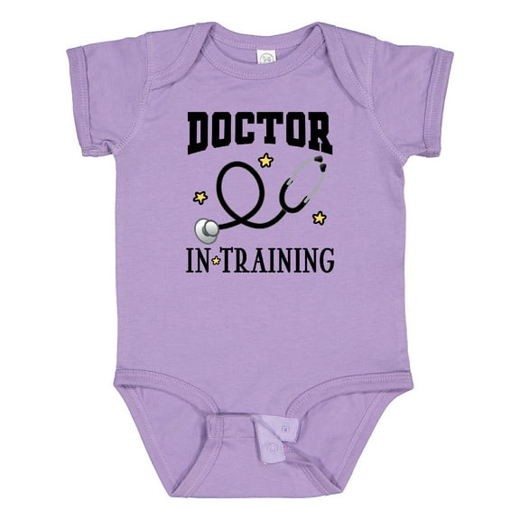 Inktastic Future Doctor in Training Boys or Girls Baby Bodysuit