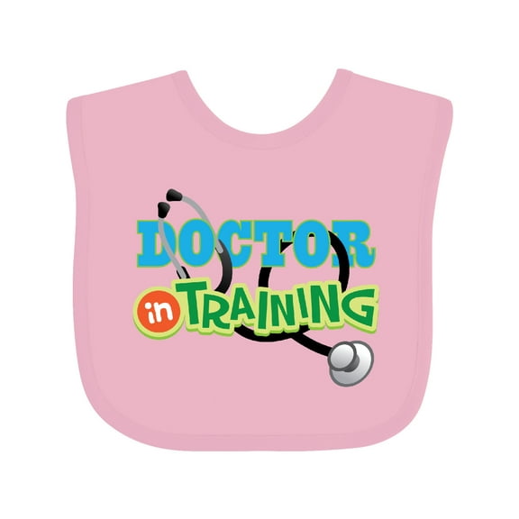 Inktastic Future Doctor in Training Kids Stethoscope Boys or Girls Baby Bib