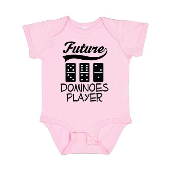 Inktastic Future Dominoes Player Game Boys or Girls Baby Bodysuit