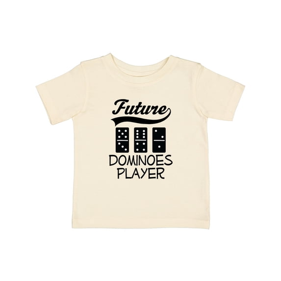 Inktastic Future Dominoes Player Game Boys or Girls Baby T-Shirt