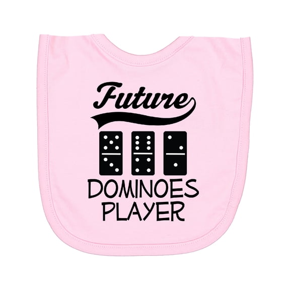 Inktastic Future Dominoes Player Game Newborn Bib