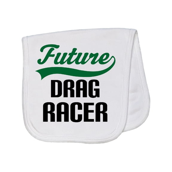 Inktastic Future Drag Racer Baby Burp Cloth