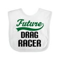 thumbnail image 1 of Inktastic Future Drag Racer Boys Baby Bib, 1 of 4
