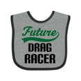 thumbnail image 1 of Inktastic Future Drag Racer Boys Baby Bib, 1 of 4