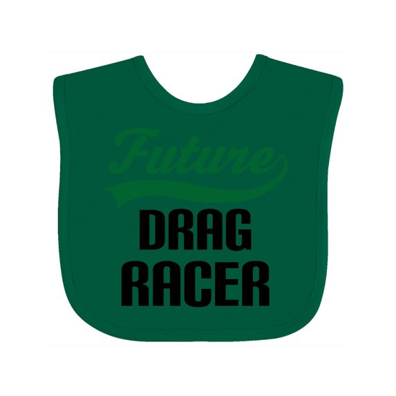Inktastic Future Drag Racer Boys Baby Bib