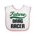 thumbnail image 1 of Inktastic Future Drag Racer Boys Baby Bib, 1 of 4