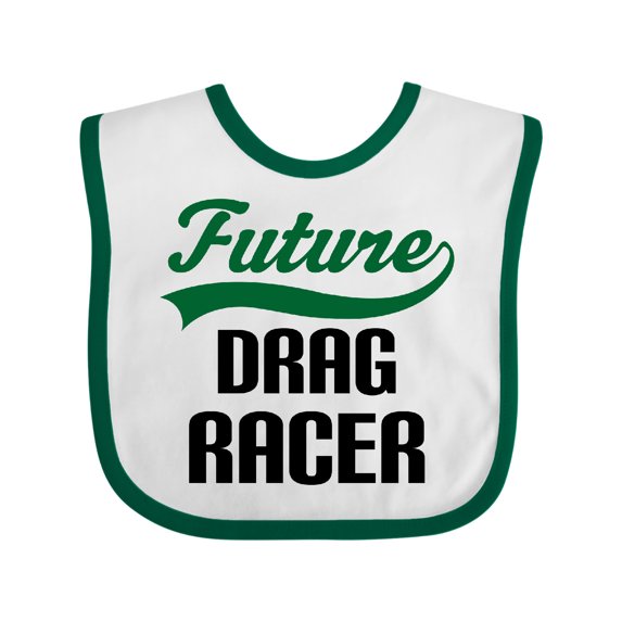 Inktastic Future Drag Racer Boys Baby Bib