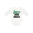 thumbnail image 1 of Inktastic Future Drag Racer Boys Long Sleeve Baby Bodysuit, 1 of 5