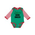 thumbnail image 1 of Inktastic Future Drag Racer Boys Long Sleeve Baby Bodysuit, 1 of 5