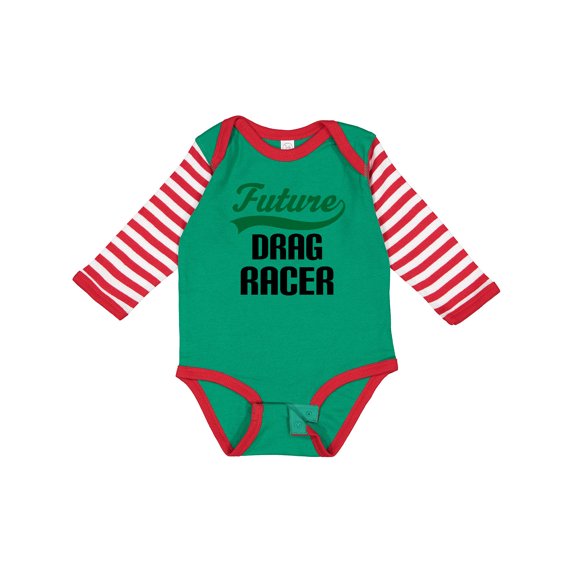 Inktastic Future Drag Racer Boys Long Sleeve Baby Bodysuit