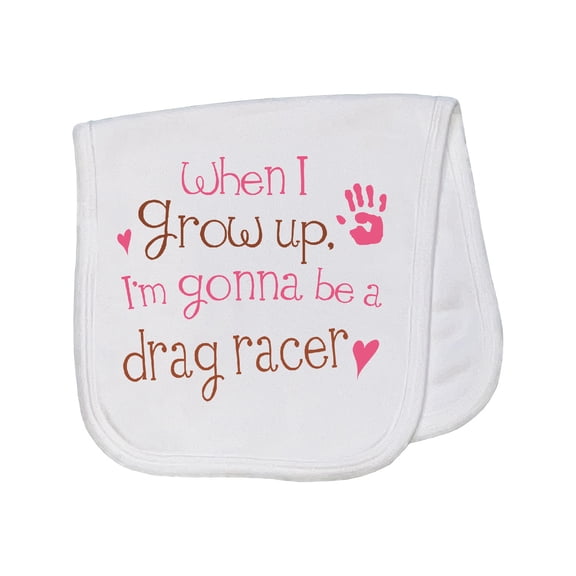 Inktastic Future Drag Racer Cute Baby Burp Cloth