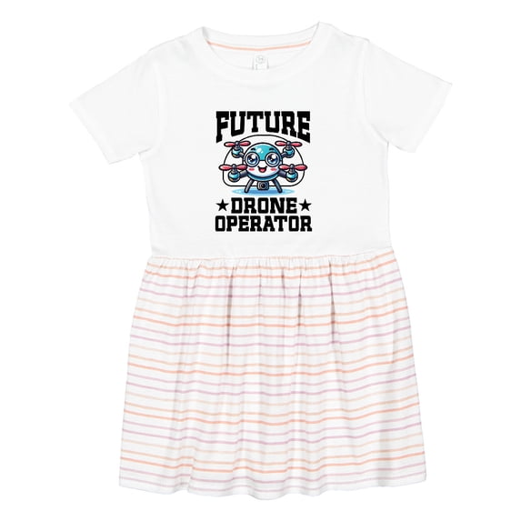 Inktastic Future Drone Operator Girls Toddler Dress