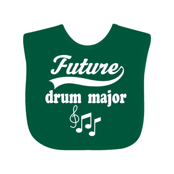 Inktastic Future Drum Major Music Shirt Boys or Girls Baby Bib