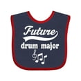 thumbnail image 1 of Inktastic Future Drum Major Music Shirt Boys or Girls Baby Bib, 1 of 4