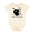 thumbnail image 1 of Inktastic Future Drummer Boys or Girls Baby Bodysuit, 1 of 5