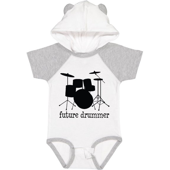 Inktastic Future Drummer Boys or Girls Baby Bodysuit