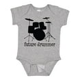 thumbnail image 1 of Inktastic Future Drummer Boys or Girls Baby Bodysuit, 1 of 5