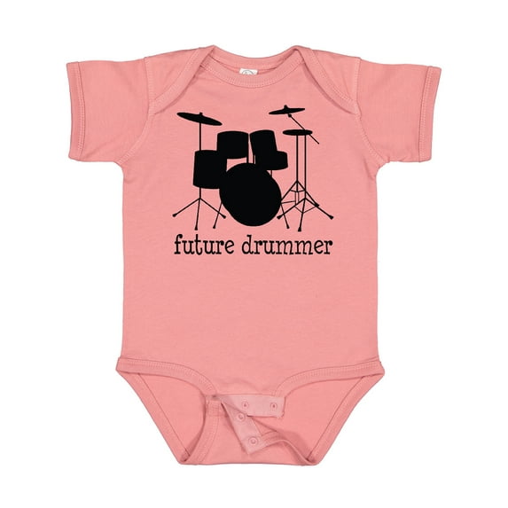 Inktastic Future Drummer Boys or Girls Baby Bodysuit