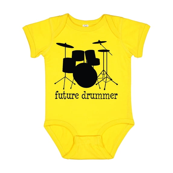 Inktastic Future Drummer Boys or Girls Baby Bodysuit