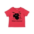 thumbnail image 1 of Inktastic Future Drummer Boys or Girls Toddler T-Shirt, 1 of 5