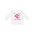 thumbnail image 1 of Inktastic Future Drummer Girls Girls Long Sleeve Toddler T-Shirt, 1 of 5