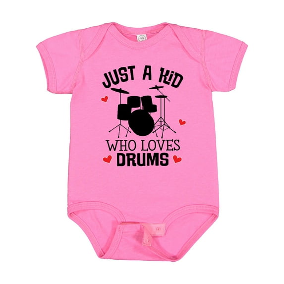 Inktastic Future Drummer Kid Loves Drums Boys or Girls Baby Bodysuit