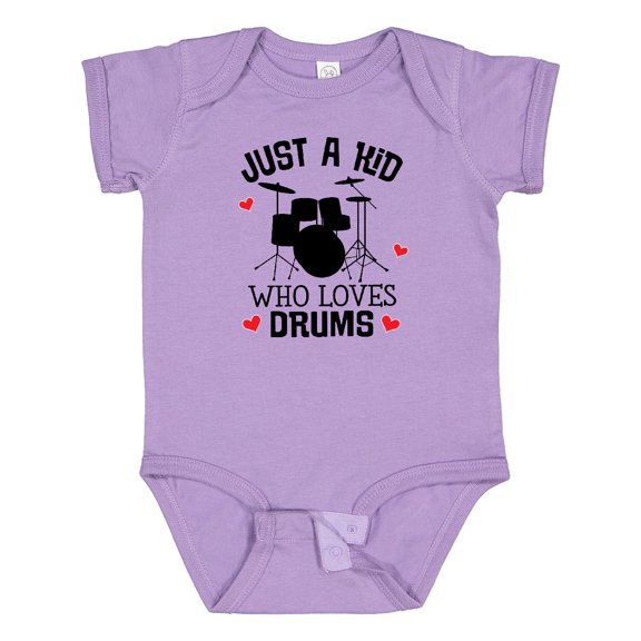 Inktastic Future Drummer Kid Loves Drums Boys or Girls Baby Bodysuit