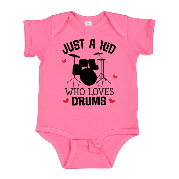 Inktastic Future Drummer Kid Loves Drums Boys or Girls Baby Bodysuit