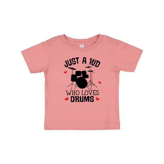 Inktastic Future Drummer Kid Loves Drums Boys or Girls Baby T-Shirt