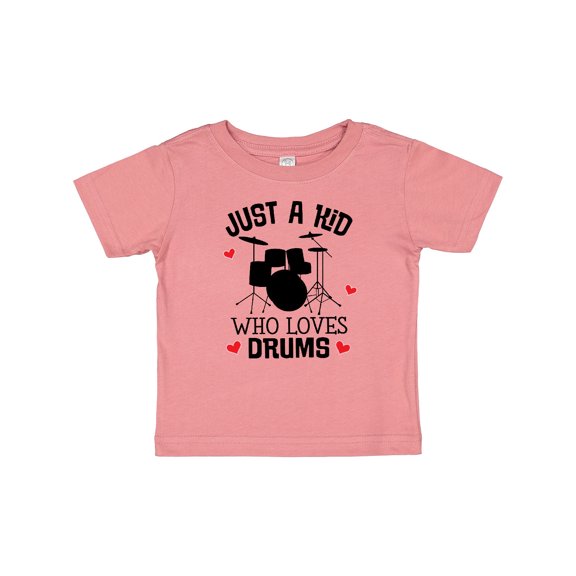 Inktastic Future Drummer Kid Loves Drums Boys or Girls Baby T-Shirt