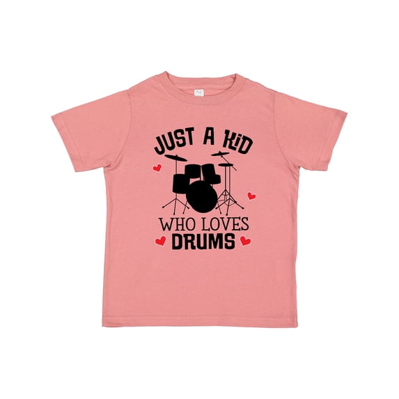 Inktastic Future Drummer Kid Loves Drums Boys or Girls Toddler T-Shirt