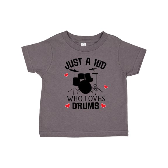 Inktastic Future Drummer Kid Loves Drums Boys or Girls Toddler T-Shirt