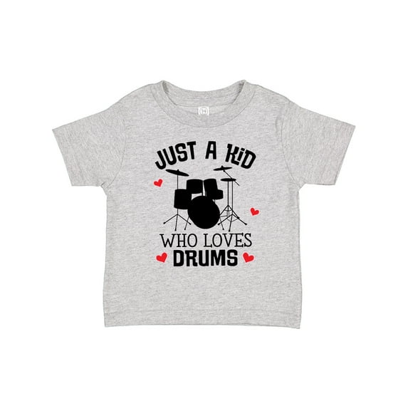 Inktastic Future Drummer Kid Loves Drums Boys or Girls Toddler T-Shirt