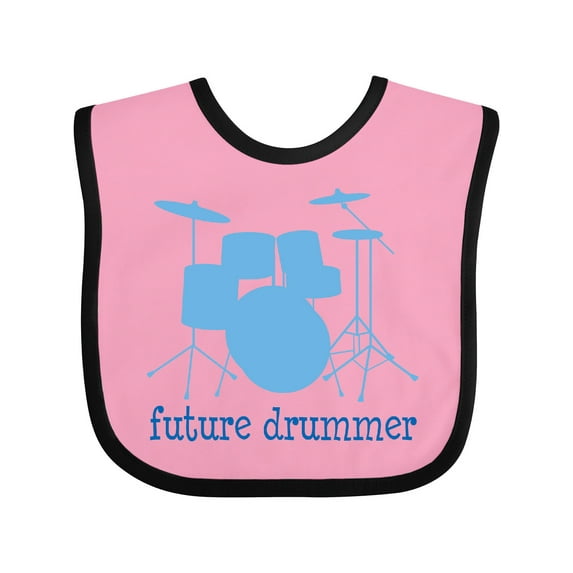 Inktastic Future Drummer Music Boys Baby Bib