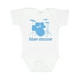 thumbnail image 1 of Inktastic Future Drummer Music Boys Baby Bodysuit, 1 of 5
