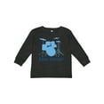 thumbnail image 1 of Inktastic Future Drummer Music Boys Long Sleeve Toddler T-Shirt, 1 of 5