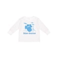 thumbnail image 1 of Inktastic Future Drummer Music Boys Long Sleeve Toddler T-Shirt, 1 of 5
