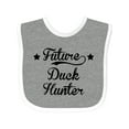 thumbnail image 1 of Inktastic Future Duck Hunter Boys or Girls Baby Bib, 1 of 4