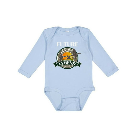 Inktastic Future Duck Hunting Legend Boys or Girls Long Sleeve Baby Bodysuit