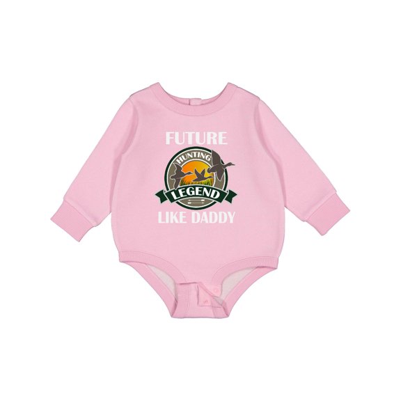 Inktastic Future Duck Hunting Legend Like Daddy Baby Fleece Bodysuit