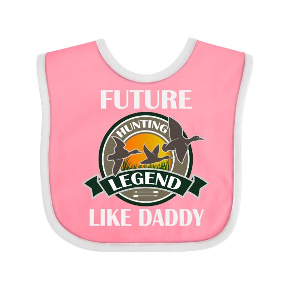 Inktastic Future Duck Hunting Legend Like Daddy Boys Baby Bib