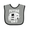 thumbnail image 1 of Inktastic Future EMT Ambulance Boys or Girls Baby Bib, 1 of 4