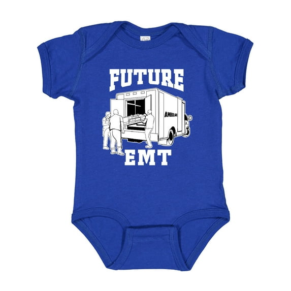 Inktastic Future EMT Ambulance Boys or Girls Baby Bodysuit