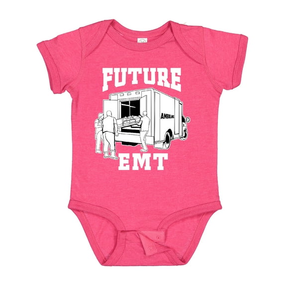 Inktastic Future EMT Ambulance Boys or Girls Baby Bodysuit