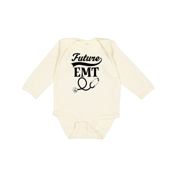 Inktastic Future EMT Emergency Tech Boys or Girls Long Sleeve Baby Bodysuit