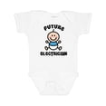 thumbnail image 1 of Inktastic Future Electrician for Boy Boys Baby Bodysuit, 1 of 5