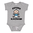 thumbnail image 1 of Inktastic Future Electrician for Boy Boys Baby Bodysuit, 1 of 5
