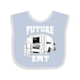 thumbnail image 1 of Inktastic Future EMT Ambulance Boys or Girls Baby Bib, 1 of 4