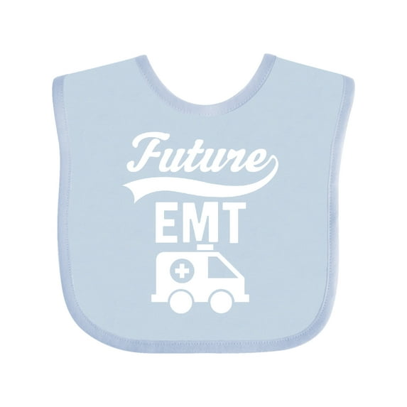 Inktastic Future EMT Emergency Medical Technician Boys or Girls Baby Bib